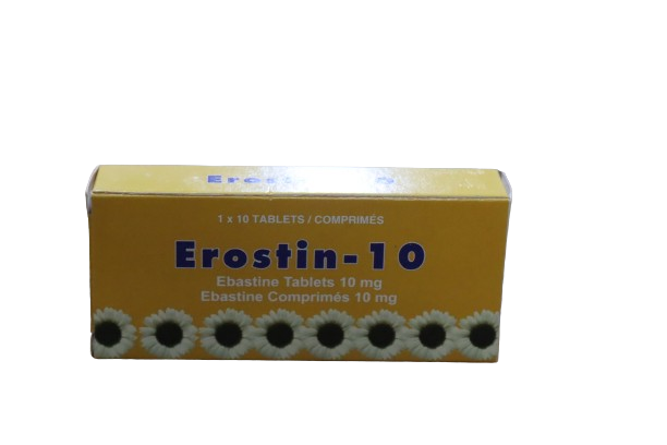 EBASTINE (EROSTIN) 10MG TABLETS 10'S