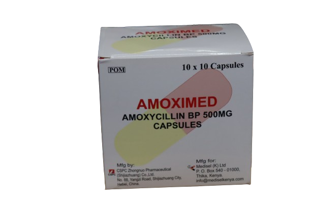 AMOXYCILLIN (ZEEMOX) 500MG CAPSULES 100'S