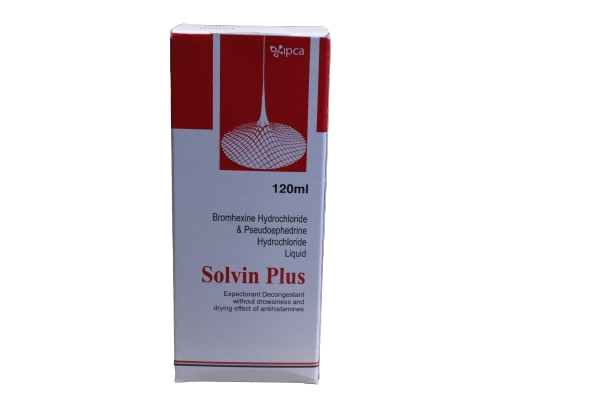 COUGH (SOLVIN PLUS) SYRUP 120ML