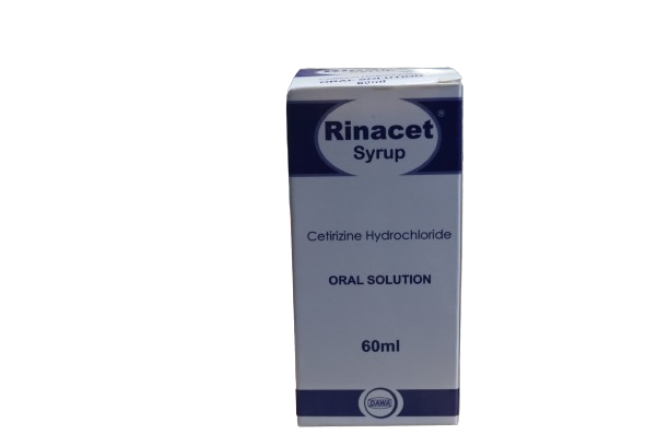 CETRIZINE (RINACET) 5MG/5ML SYRUP 60ML