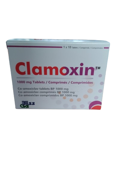 AMOXICLAV (CLAMOXIN) 1000MG TABLETS 10'S